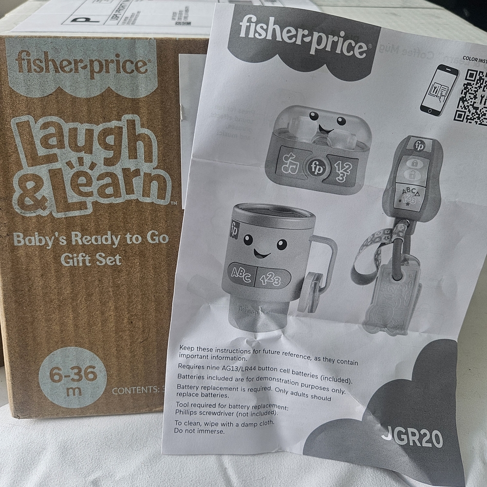 Fisher-Price Mint Green and Teal Interactive Learning Toy Trio